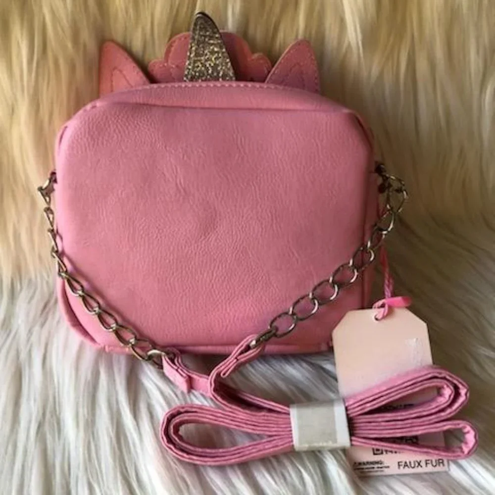OMG Accessories Tiara Unicorn Crossbody Bag
